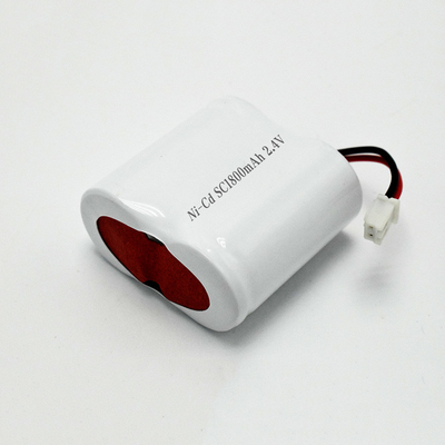 SC1800mah ইমার্জেন্সি লাইট Ni Cd ব্যাটারি প্যাক 2.4 ভোল্ট ব্যাটারি