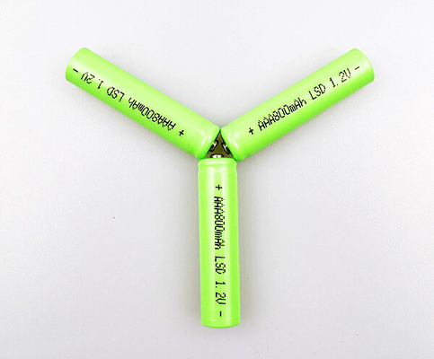 জরুরী আলোর জন্য AAA 800mAh 1.2V Ni Mh ব্যাটারি সেল