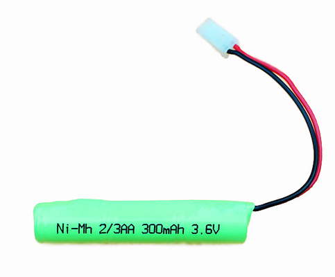 রিচার্জেবল Ni Mh 3.6 V 300mah ব্যাটারি প্যাক 2 3AA 300mAh স্টিক টাইপ