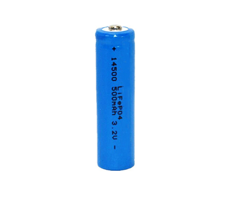 ইমার্জেন্সি লাইটিং 12V LiFePO4 ব্যাটারি রিচার্জেবল IFR 14500 3.2V 500mAh
