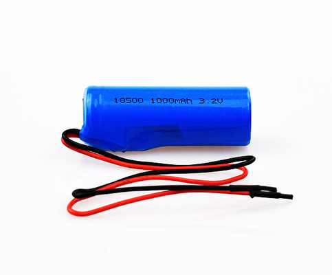 LiFePO4 লিথিয়াম জরুরী সাইন আউট ব্যাটারি 18500 3.2V 1000mAh