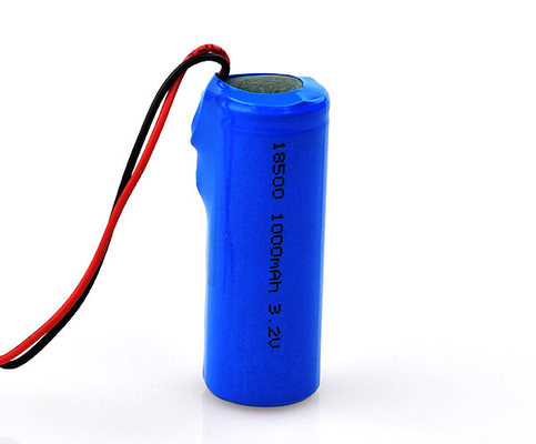 LiFePO4 লিথিয়াম জরুরী সাইন আউট ব্যাটারি 18500 3.2V 1000mAh
