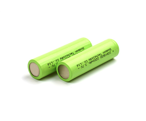 2200mAh রিচার্জেবল লিথিয়াম আয়রন ব্যাটারি ICR18650 3.7V লিথিয়াম আয়ন