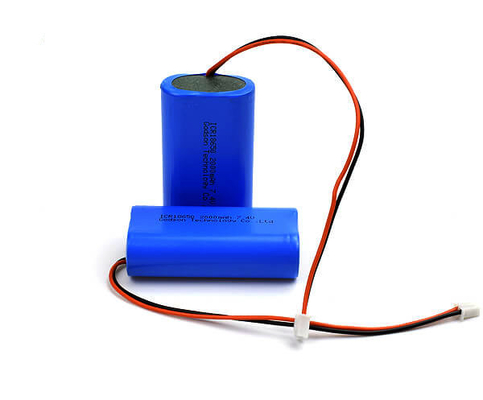 পরিবেশ বান্ধব 7.4 V 2000mah রিচার্জেবল ব্যাটারি লিথিয়াম আয়রন প্যাক