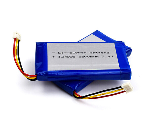 OEM লিথিয়াম-আয়ন ব্যাটারি 124985 2800mAh 7.4 ভি লিথিয়াম পলিমার হালকা ওজন