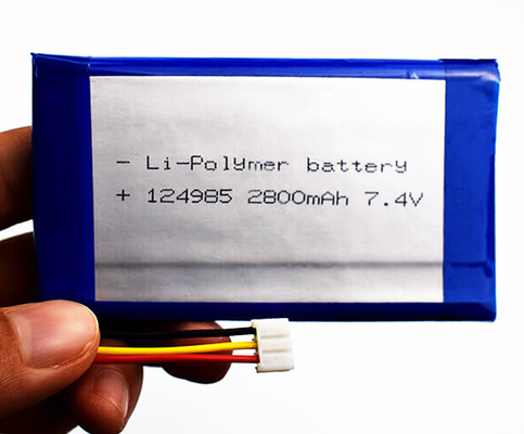 OEM লিথিয়াম-আয়ন ব্যাটারি 124985 2800mAh 7.4 ভি লিথিয়াম পলিমার হালকা ওজন