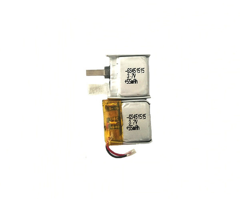 451515 লিথিয়াম পলিমার ব্যাটারি 55mAh 3.7 ভোল্ট ভাল নিরাপত্তা সহ