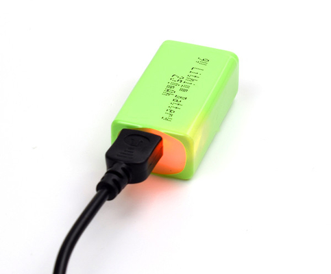 ইউএসবি সহ জরুরি আলো 9V 250mAh লিথিয়াম ব্যাটারি কম তাপমাত্রা
