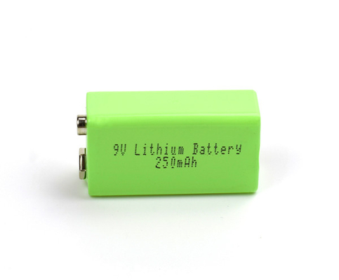 ইউএসবি সহ জরুরি আলো 9V 250mAh লিথিয়াম ব্যাটারি কম তাপমাত্রা