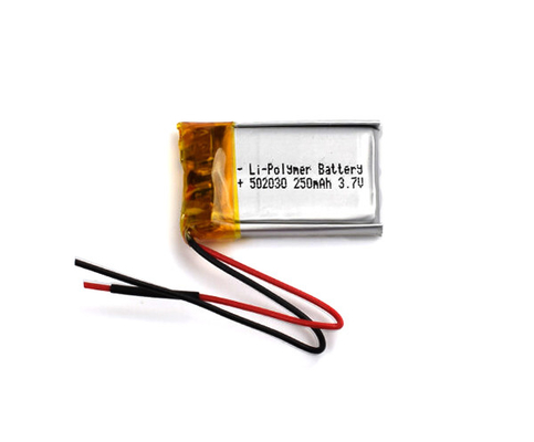 3.7ভোল্ট লিথিয়াম পলিমার ব্যাটারি 502030 250mAh জরুরী আলোর জন্য