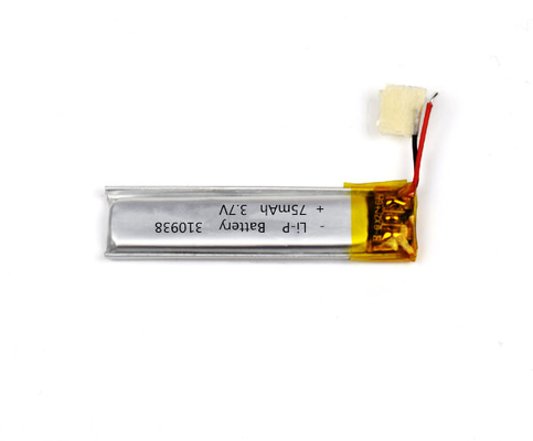 ইমার্জেন্সি লাইট লি-পলিমার ব্যাটারি 310938 75mAh 3.7V কানেক্টর সহ