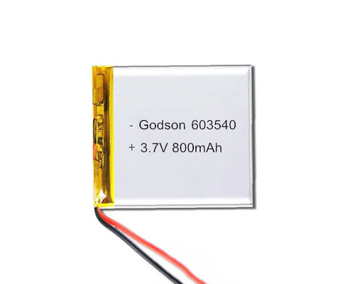 লিথিয়াম পলিমার ব্যাটারি 603540 800mAh 3.7V - উচ্চ তাপমাত্রায় ভাল পারফরম্যান্স
