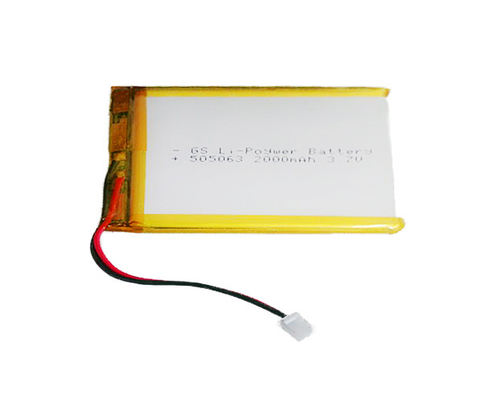 পরিবেশগত 2000mAh সেল 45g 3.7V লি পলিমার ব্যাটারি 505063