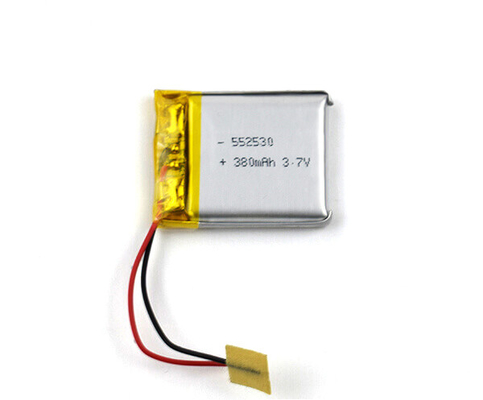 552530 লিথিয়াম আয়ন ব্যাটারি ইমার্জেন্সি লাইট 380mAh 3.7V লিপো প্যাক