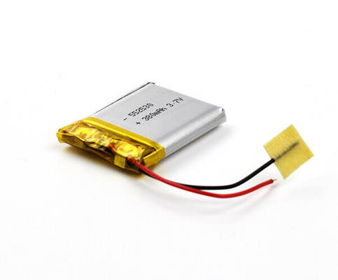 জরুরী আলোর জন্য 3.7V লিথিয়াম পলিমার ব্যাটারি 380mAh সেল