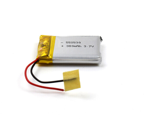 জরুরী আলোর জন্য 3.7V লিথিয়াম পলিমার ব্যাটারি 380mAh সেল