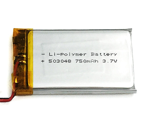 স্থিতিশীল কর্মক্ষমতা সহ লিথিয়াম পলিমার 750mAh ব্যাটারি 3.7V Lipo ব্যাটারি