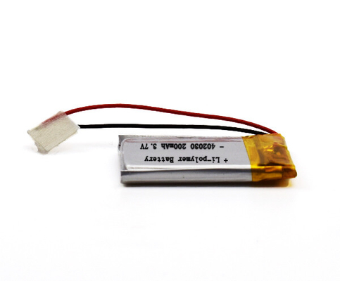 200mAh লিথিয়াম আয়ন ব্যাটারি ইমার্জেন্সি লাইট 402030 3.7 ভোল্ট 10g