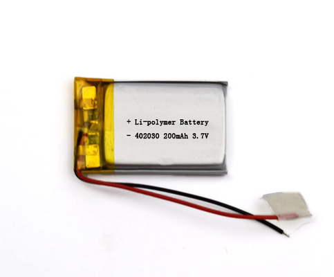 200mAh লিথিয়াম আয়ন ব্যাটারি ইমার্জেন্সি লাইট 402030 3.7 ভোল্ট 10g