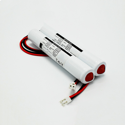 3.6V ইমার্জেন্সি লাইট Ni Cd ব্যাটারি 2500mAh 500 বার সাইকেল