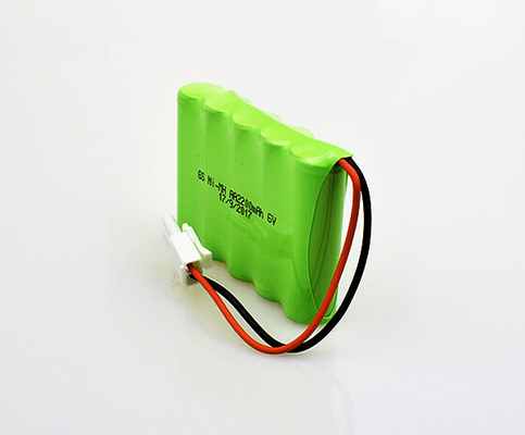 NiMH ইমার্জেন্সি এক্সিট সাইন ব্যাটারি AA 2200mAh 6V উচ্চ তাপমাত্রা