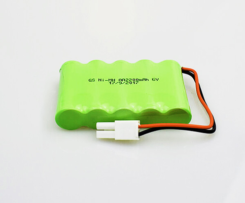 NiMH ইমার্জেন্সি এক্সিট সাইন ব্যাটারি AA 2200mAh 6V উচ্চ তাপমাত্রা