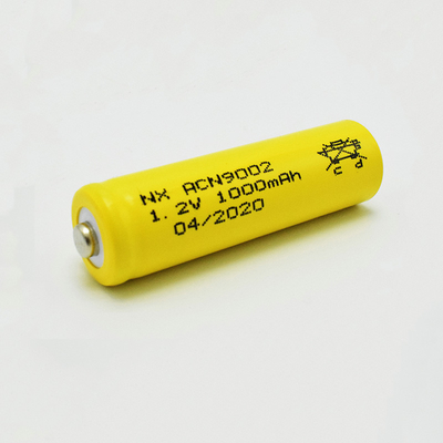 NiCd 1.2 ভোল্ট রিচার্জেবল ব্যাটারি AA 1000mAh OEM কাস্টম জ্যাকেট
