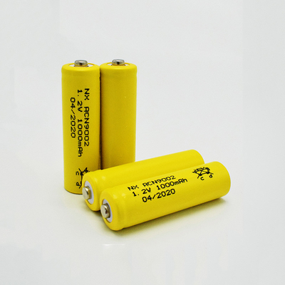 NiCd 1.2 ভোল্ট রিচার্জেবল ব্যাটারি AA 1000mAh OEM কাস্টম জ্যাকেট