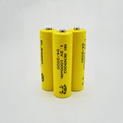 NiCd 1.2 ভোল্ট রিচার্জেবল ব্যাটারি AA 1000mAh OEM কাস্টম জ্যাকেট