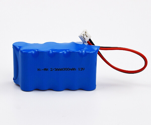 হাই টেম্প এক্সিট লাইট ব্যাটারি প্যাক Ni MH 2 3AAA 300mAh 12V