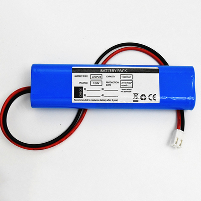 Lifepo4 লিথিয়াম ফায়ার এক্সিট লাইট ব্যাটারি 18650 12.8V 1600mAh