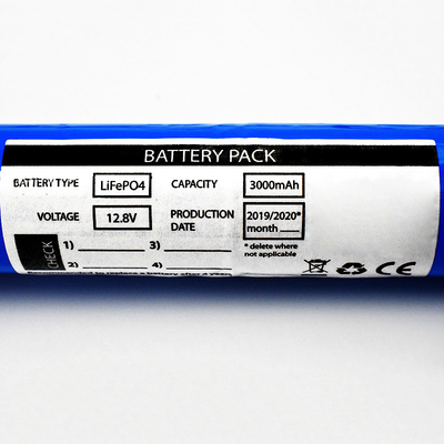 LiFePO4 26650 রিচার্জেবল ব্যাটারি 3000mAh 12.8V জরুরী আলোর জন্য