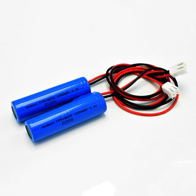 IFR18650 3.2V ইমার্জেন্সি এক্সিট সাইন ব্যাটারি 1600mAh Lifepo4 লিথিয়াম