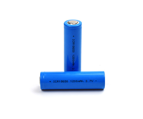 লিথিয়াম আয়ন 1200mAh 3.7 V ব্যাটারি ICR18650 রিচার্জেবল সেল