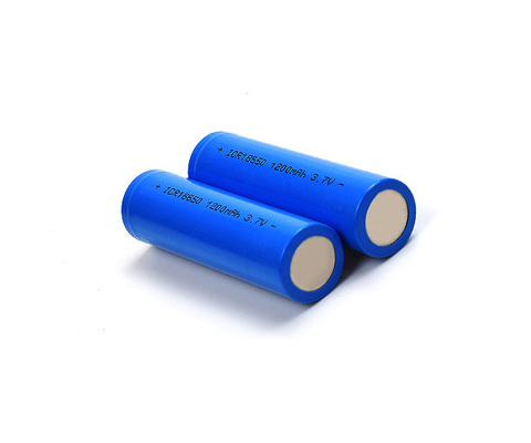 লিথিয়াম আয়ন 1200mAh 3.7 V ব্যাটারি ICR18650 রিচার্জেবল সেল