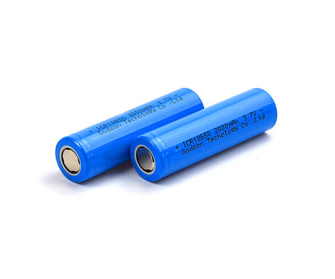 রিচার্জেবল ICR18650 3.7 V 2000mAh লিথিয়াম ব্যাটারি গন্ধহীন