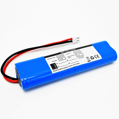 ইমার্জেন্সি লাইটিং ব্যাটারি LiFePO4 3000mah ব্যাটারি 6.4V ব্লু পিভিসি