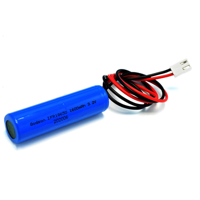 IFR18650 3.2V ইমার্জেন্সি এক্সিট সাইন ব্যাটারি 1600mAh Lifepo4 লিথিয়াম