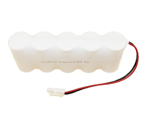 6.0 V নিকেল ক্যাডমিয়াম রিচার্জেবল ব্যাটারি D4000mAh 6 ভোল্ট এক্সিট লাইট ব্যাটারি