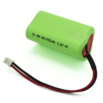 ইমার্জেন্সি লাইটিং 3.6 V Ni Mh ব্যাটারি সেল AA 1700mAh রিচার্জেবল ব্যাটারি