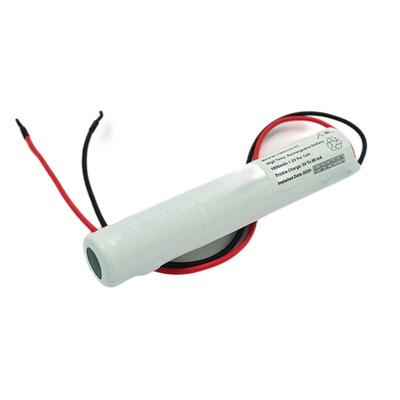 3.6V SC 1800mAh ইমার্জেন্সি লাইট Ni Cd ব্যাটারি সাদা পিভিসি প্যাক